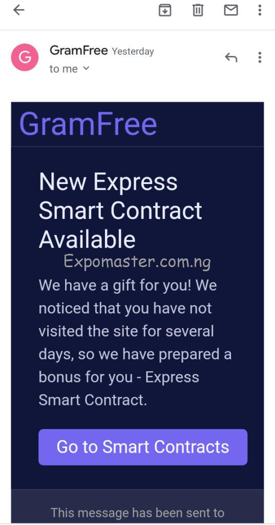 Gramfree-express-smart-contract